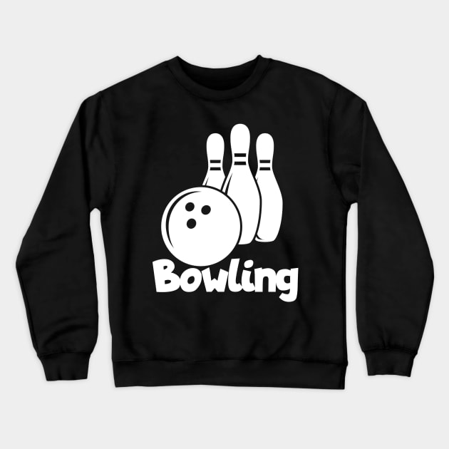 Bowling Crewneck Sweatshirt by maxcode